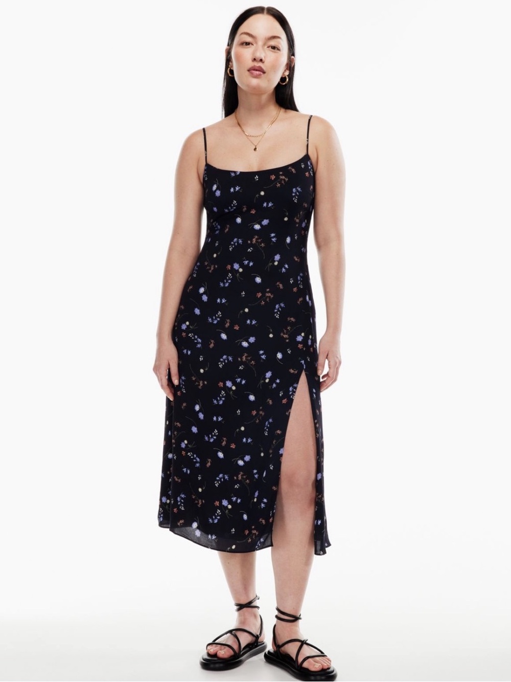 Aritzia Wilfred Floral Midi Dress